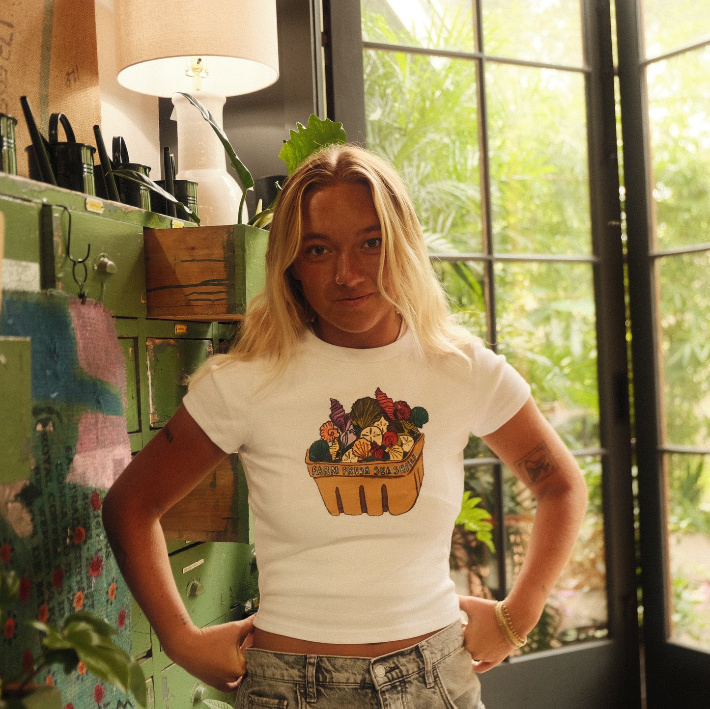 Farm Fresh Seashells Baby Tee