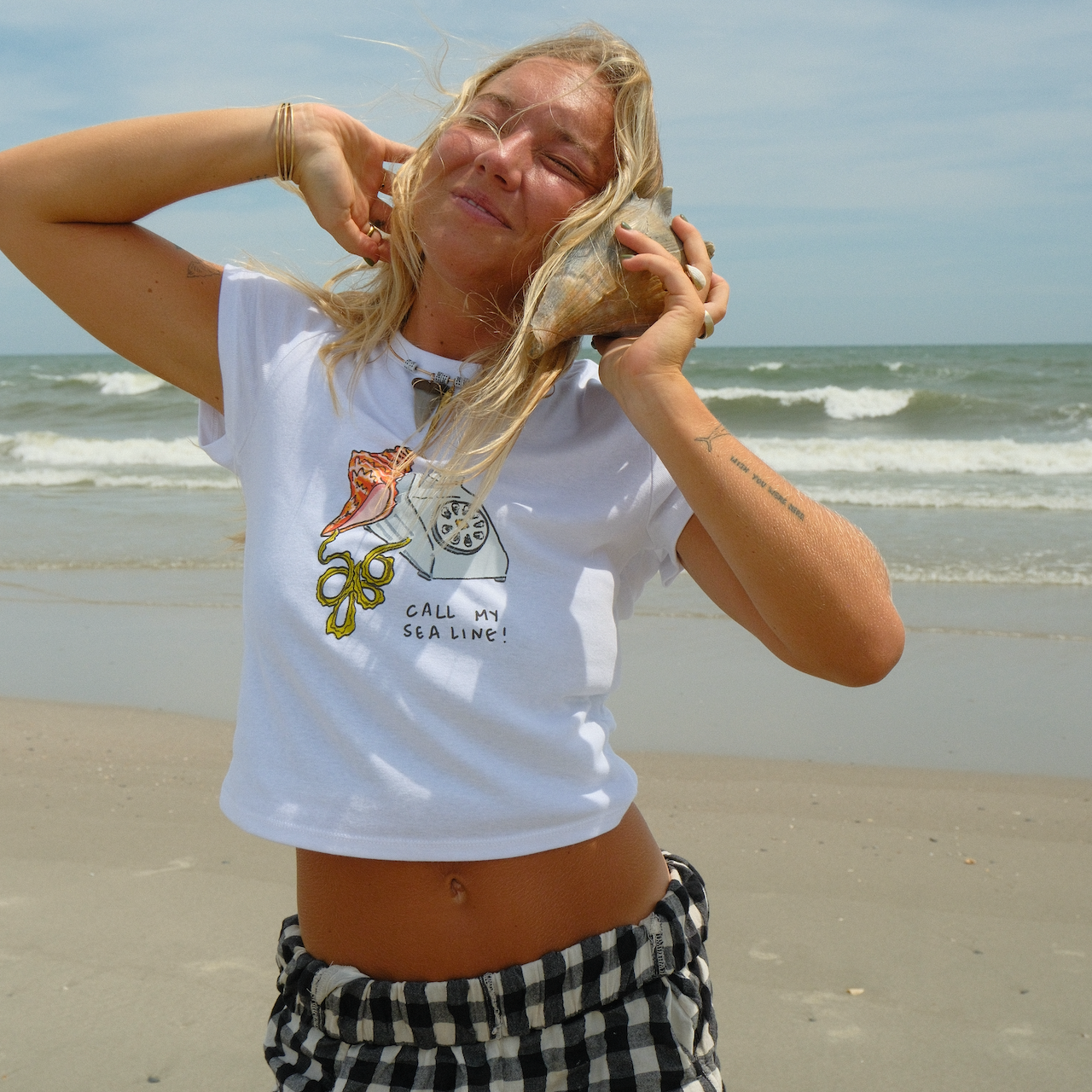 Sea Line Baby Tee