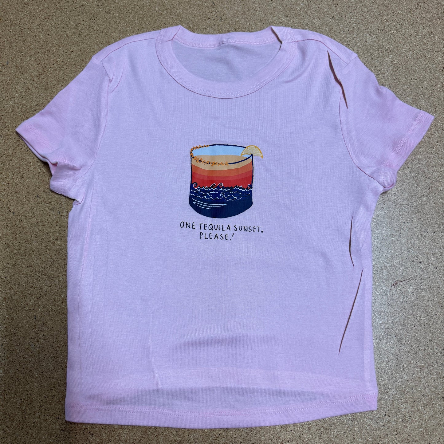 Tequila Sunset Baby Tee