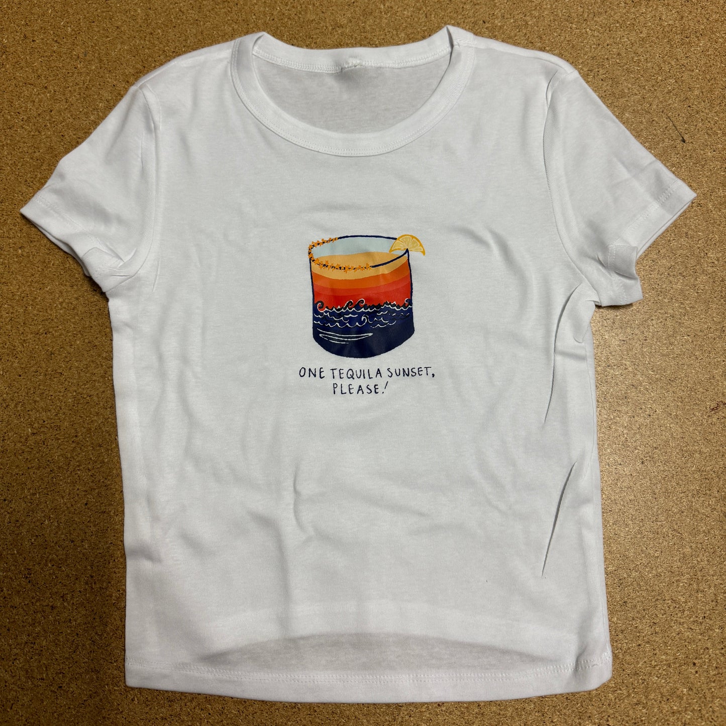 Tequila Sunset Baby Tee