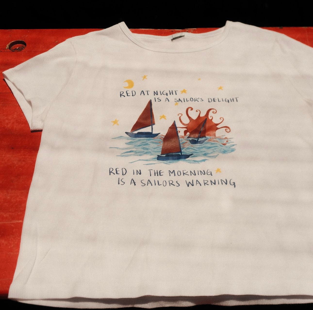 Sailors Warning Baby Tee