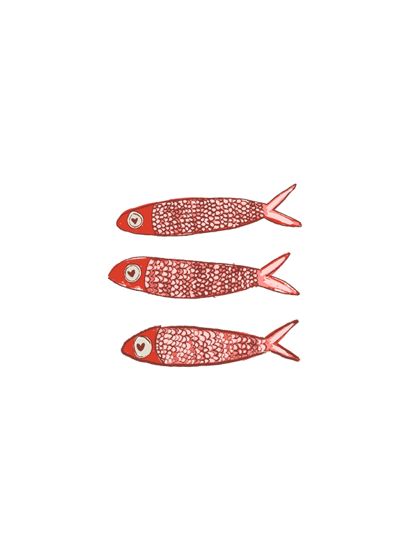 Pink sardines