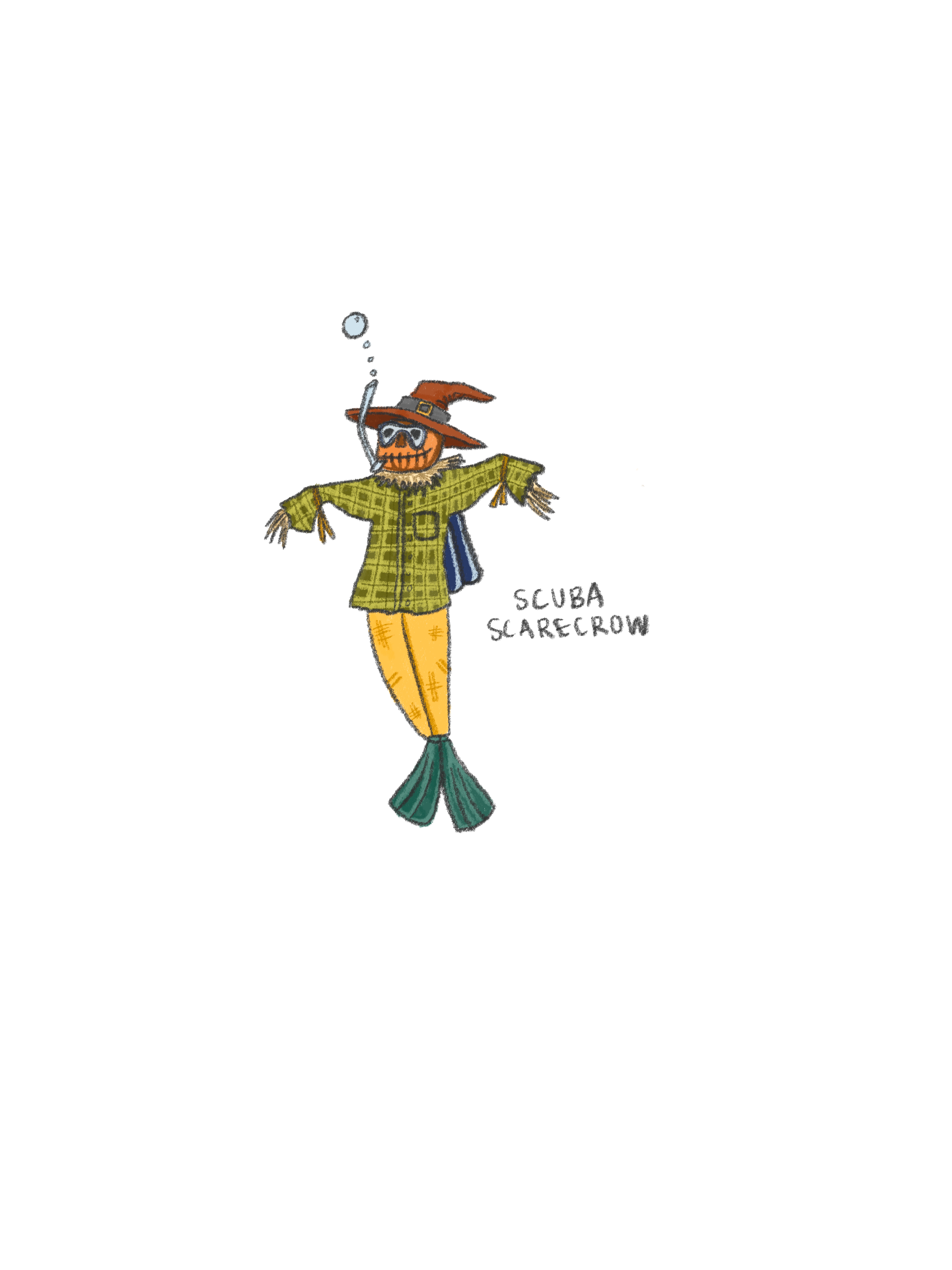 Scuba Scarecrow