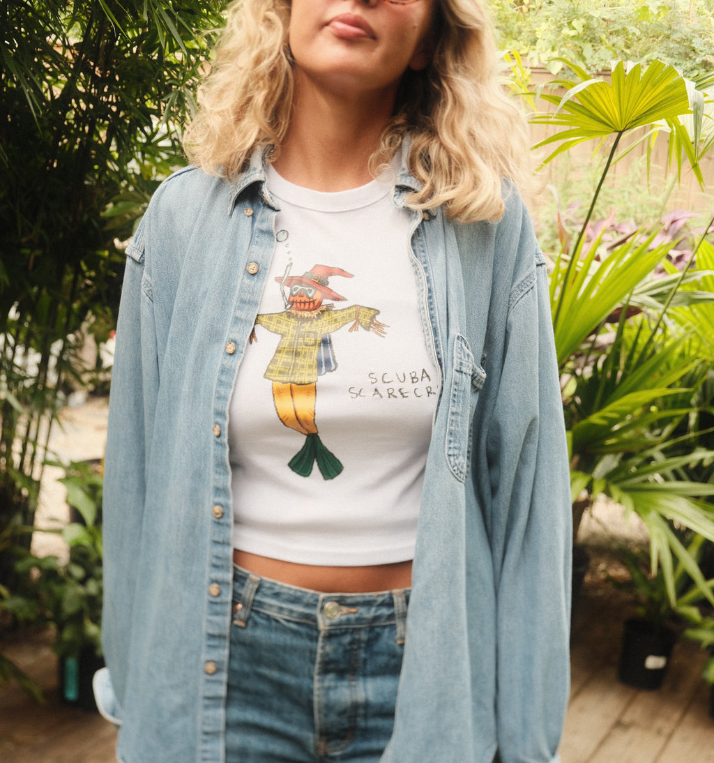 Scuba Scarecrow Baby Tee