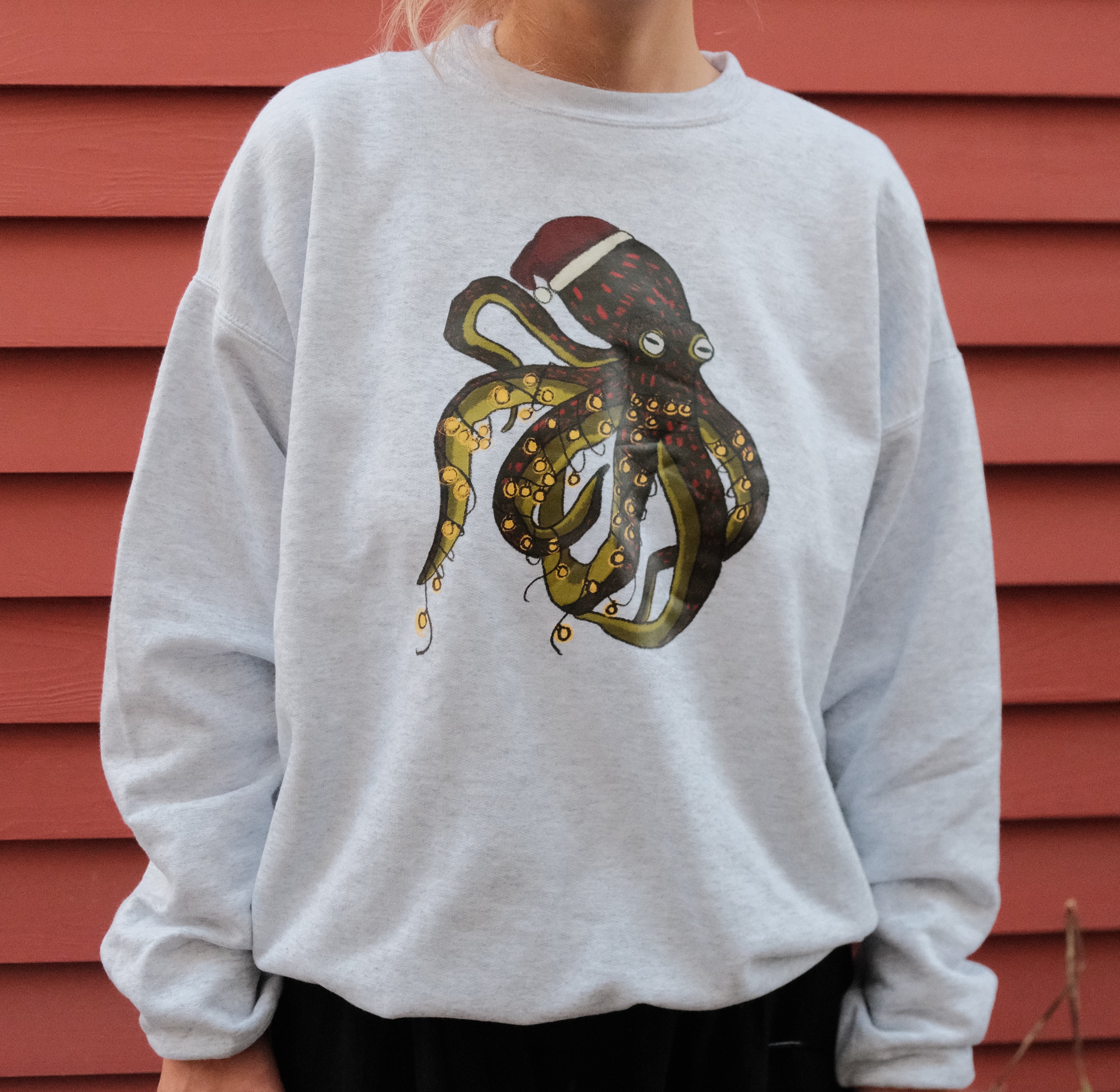 Octopus Rowing Christmas Octopus Crew – Ghost Cowboy
