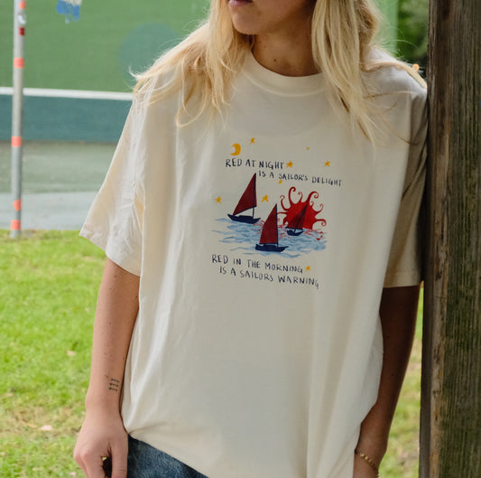 Sailors Warning Tee