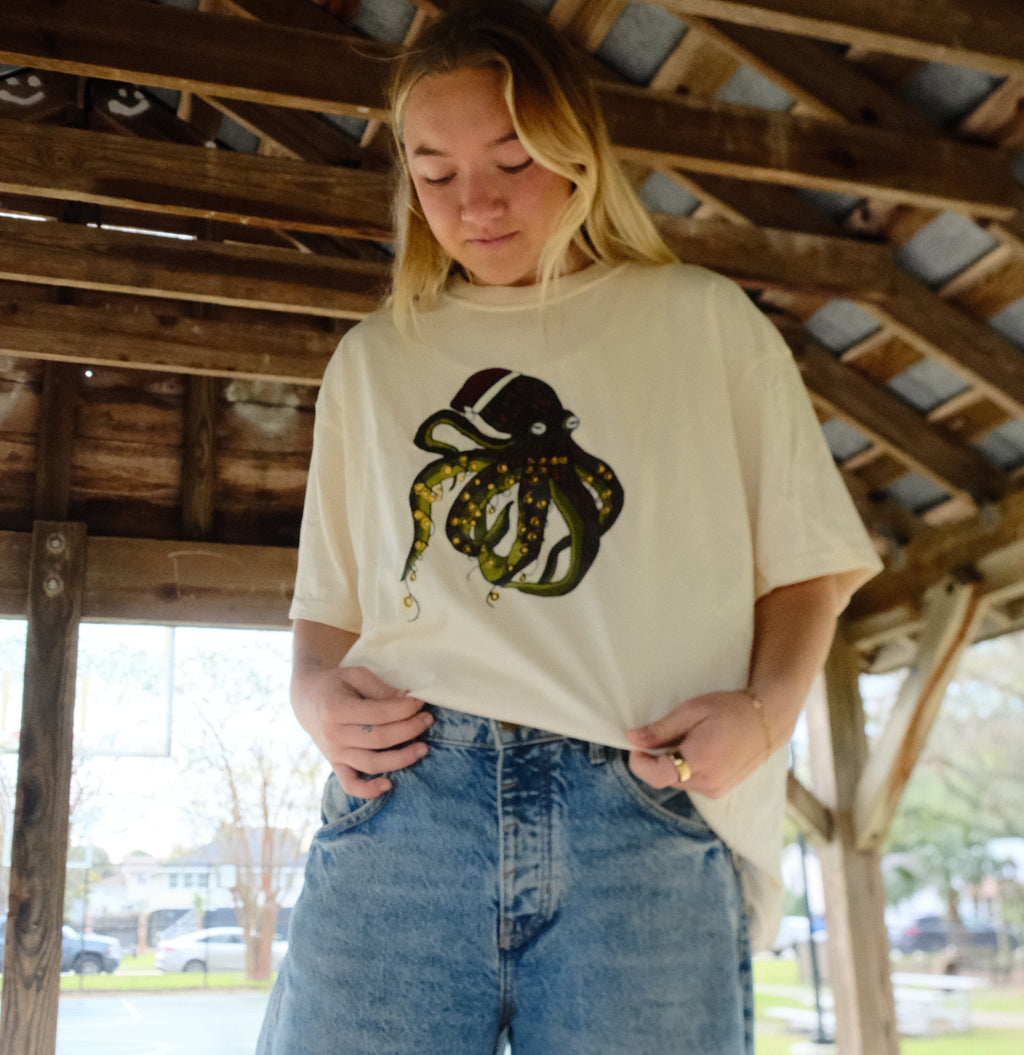 Christmas Octopus Tee