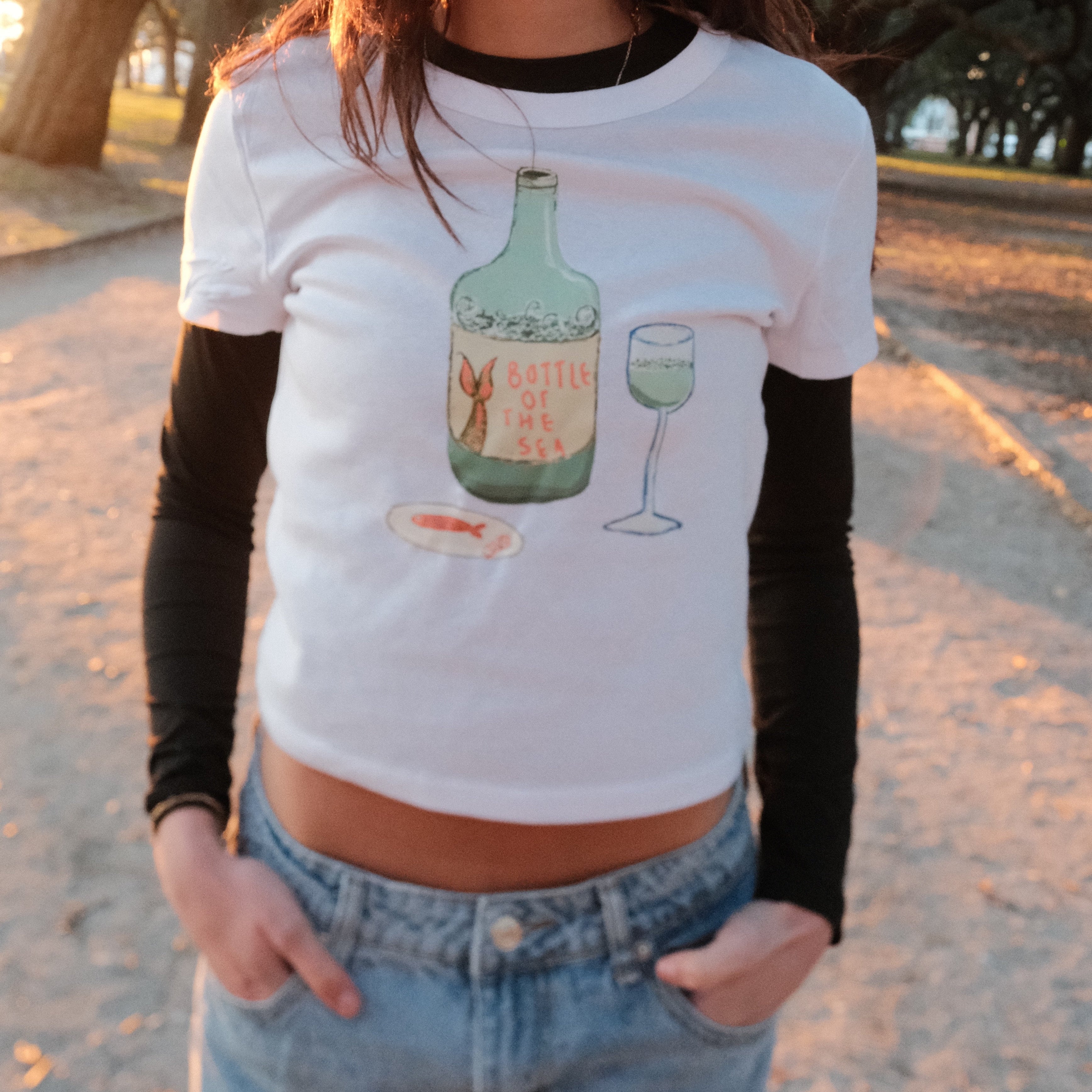 Bottle Of The Sea Baby Tee