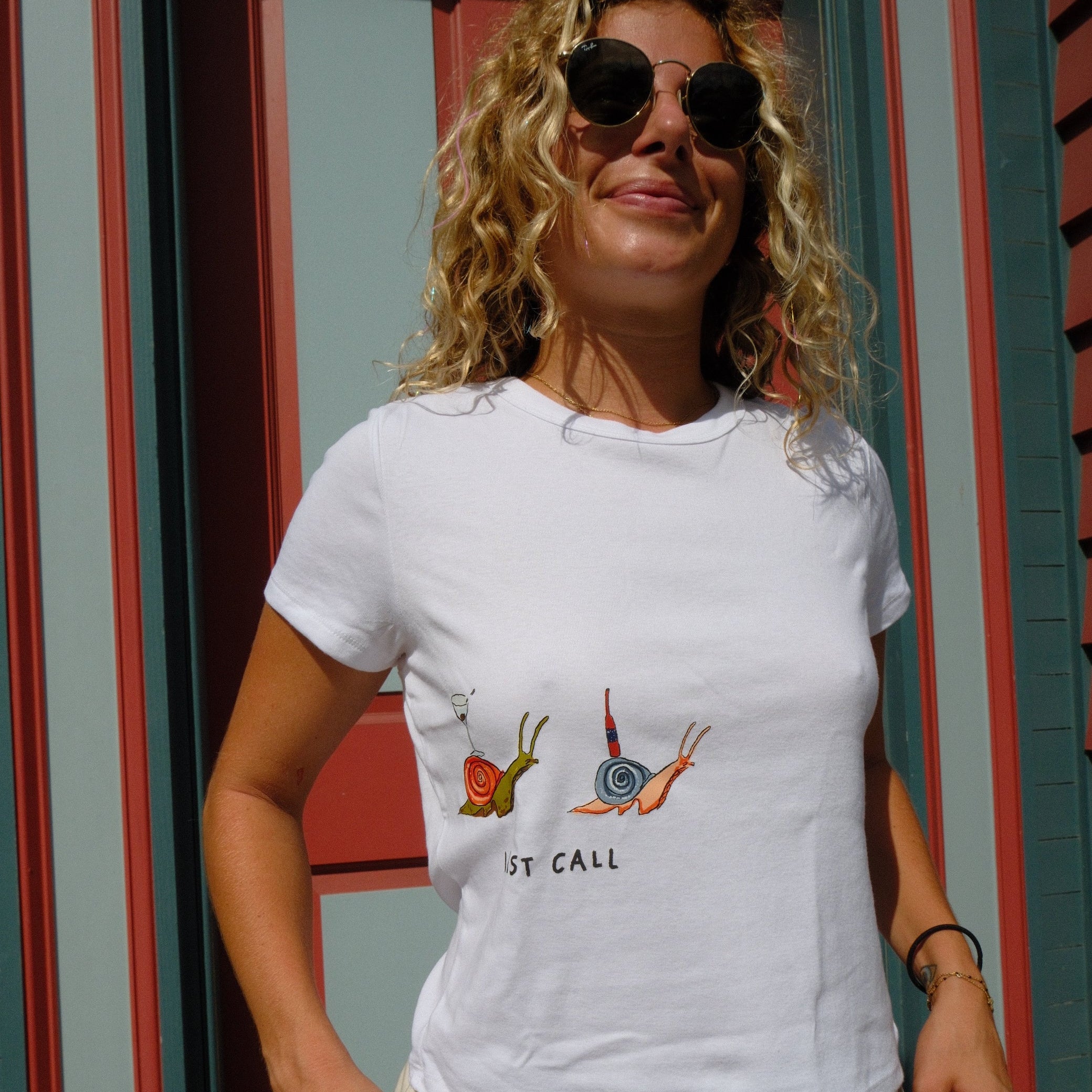 Last Call Baby Tee
