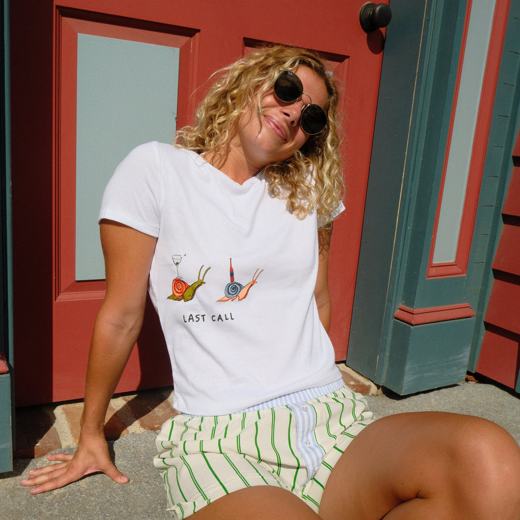 Last Call Baby Tee