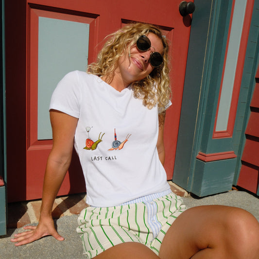 Last Call Baby Tee