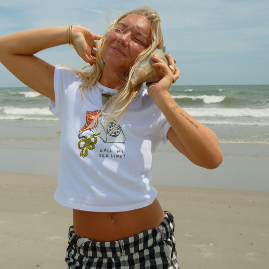 Sea Line Baby Tee