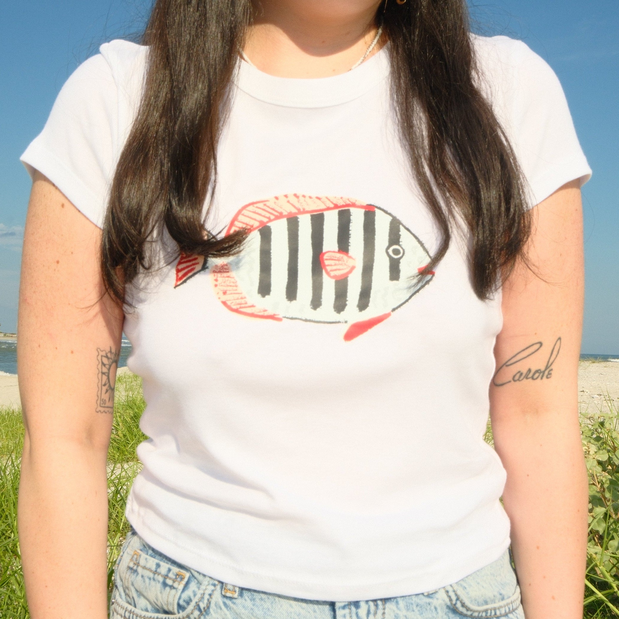 Another Fish Baby Tee – Ghost Cowboy