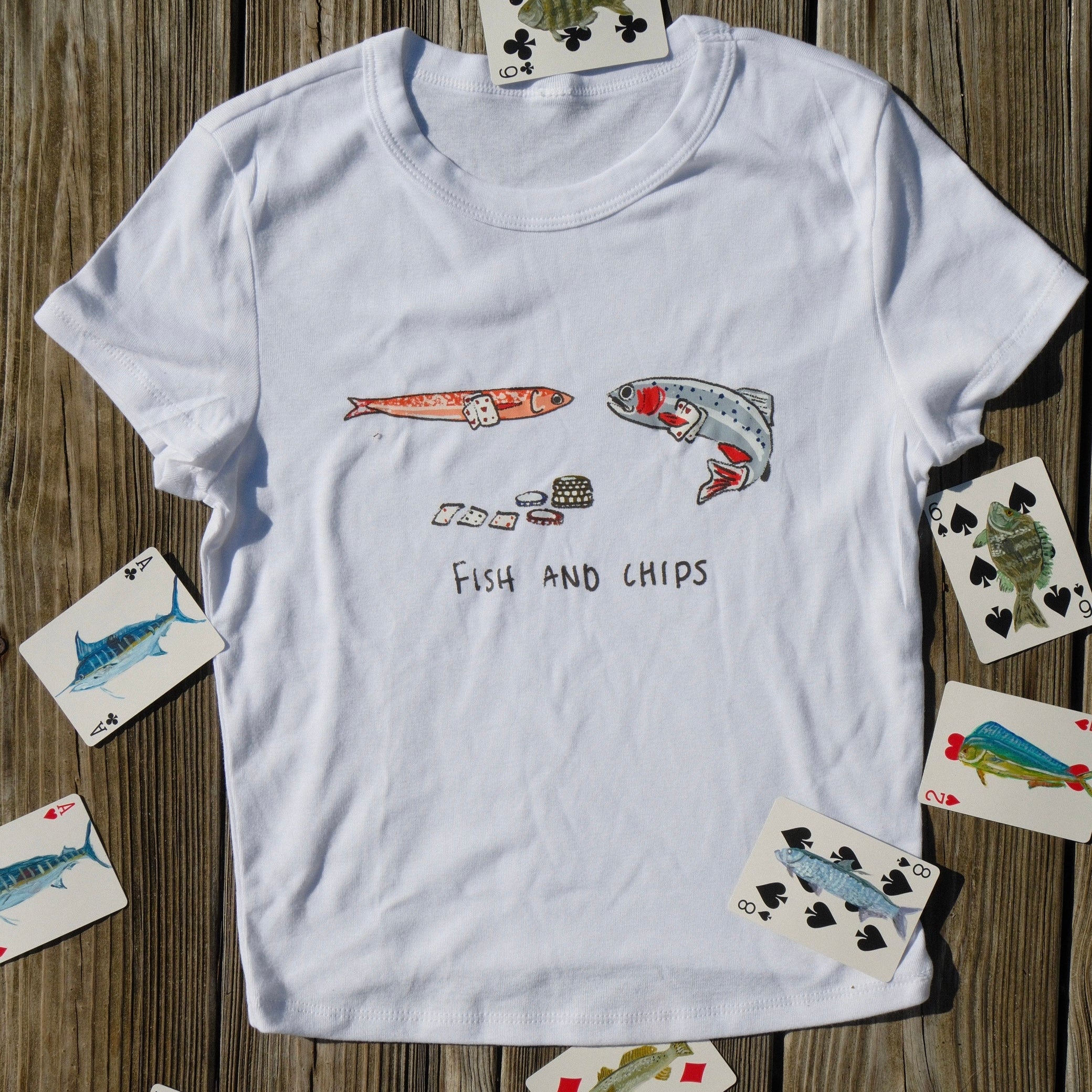 Fish And Chips Baby Tee