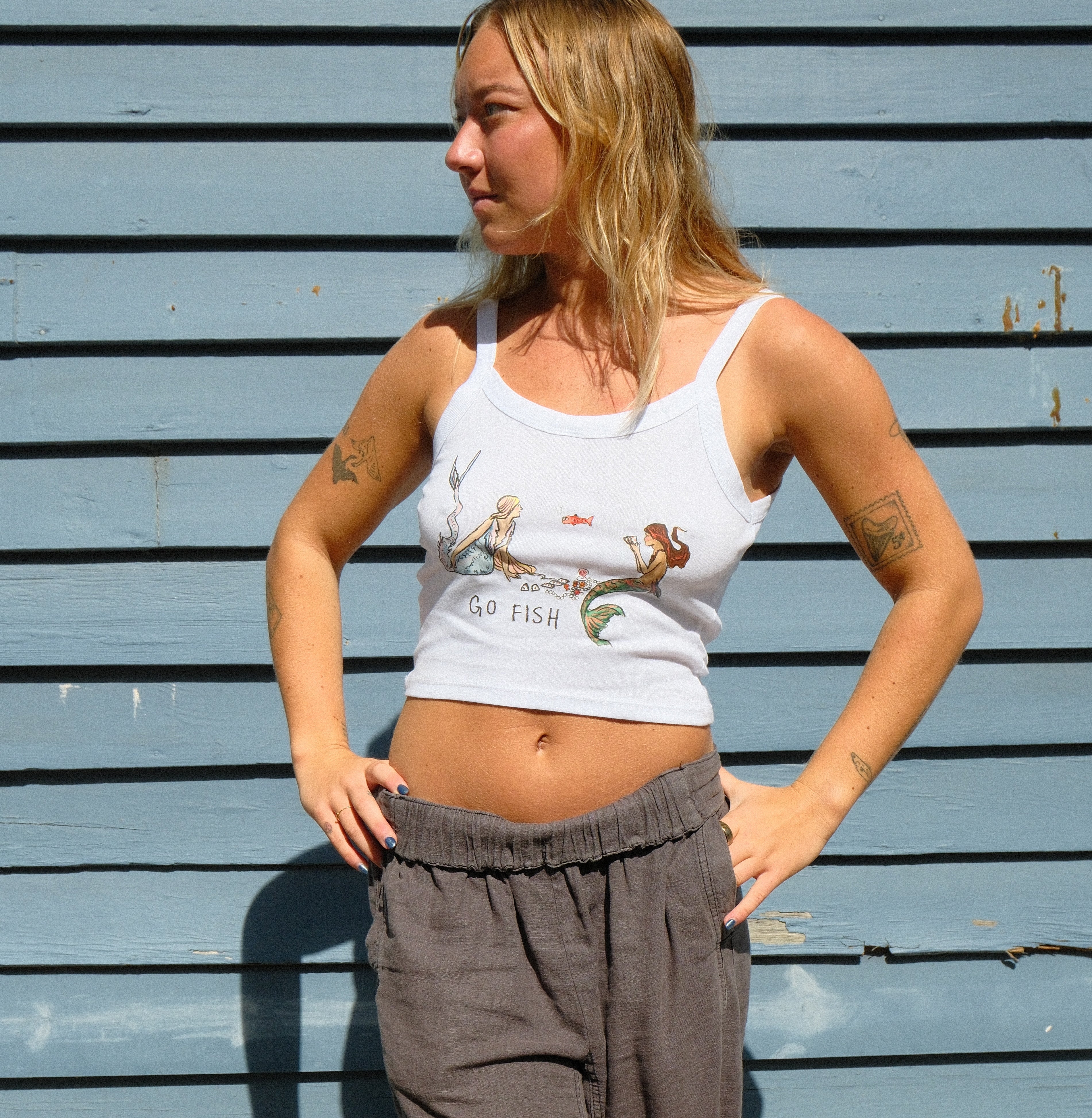 Mermaid Poker Tank