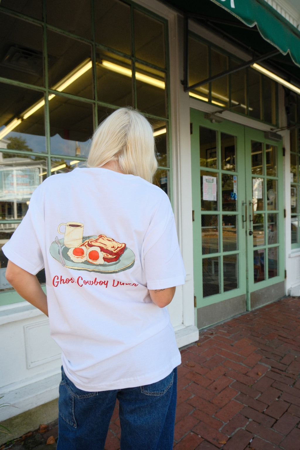 Ghost Cowboy Diner Tee
