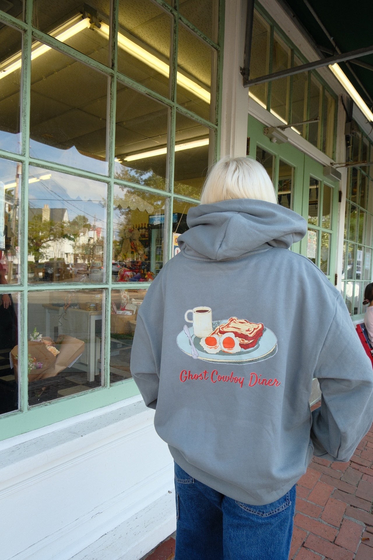 Ghost Cowboy Diner Hoodie