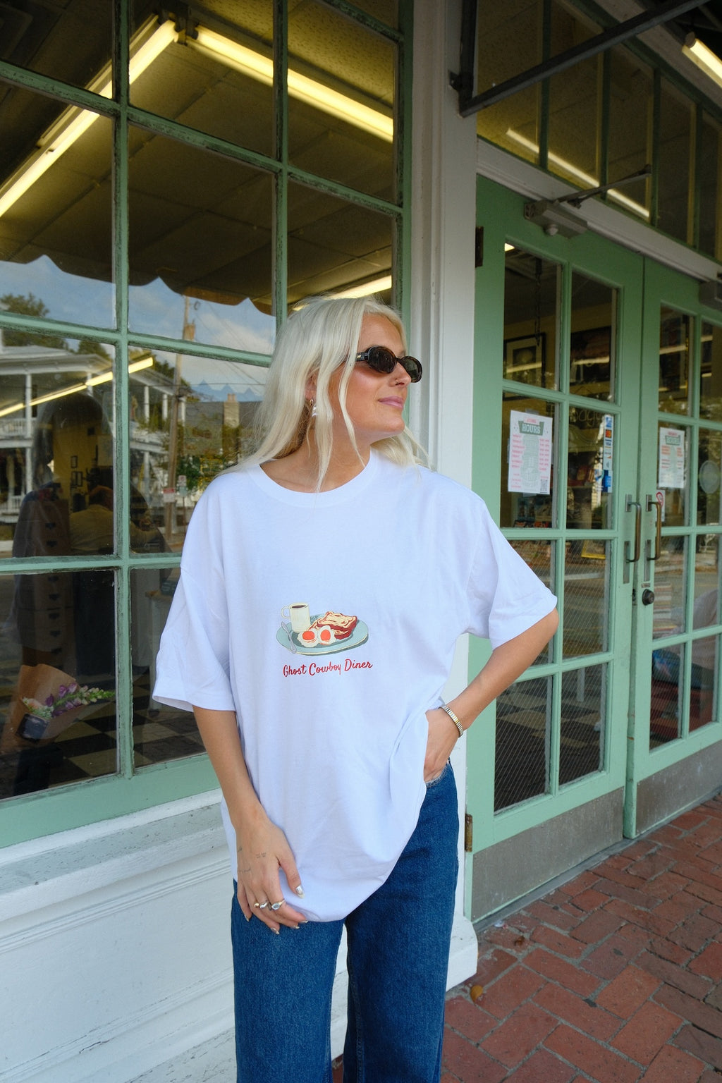 Ghost Cowboy Diner Tee