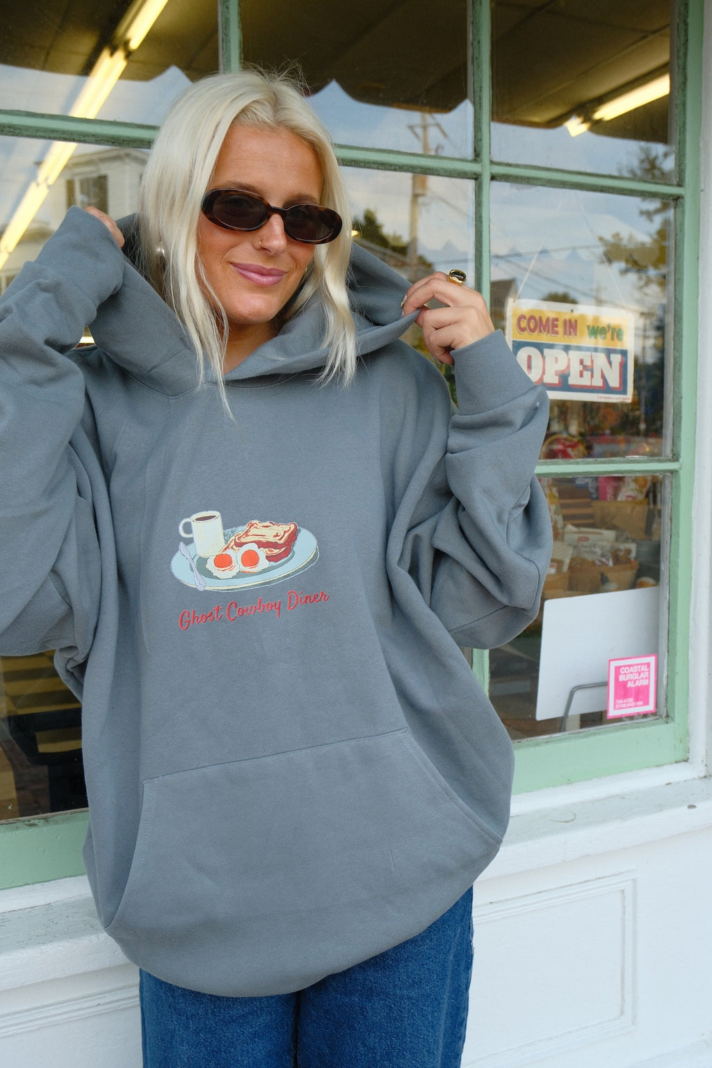 Ghost Cowboy Diner Hoodie