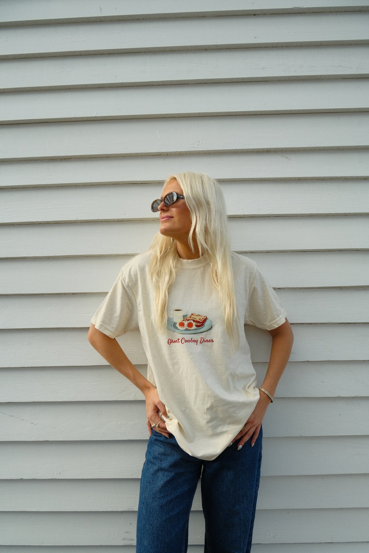 Ghost Cowboy Diner Tee