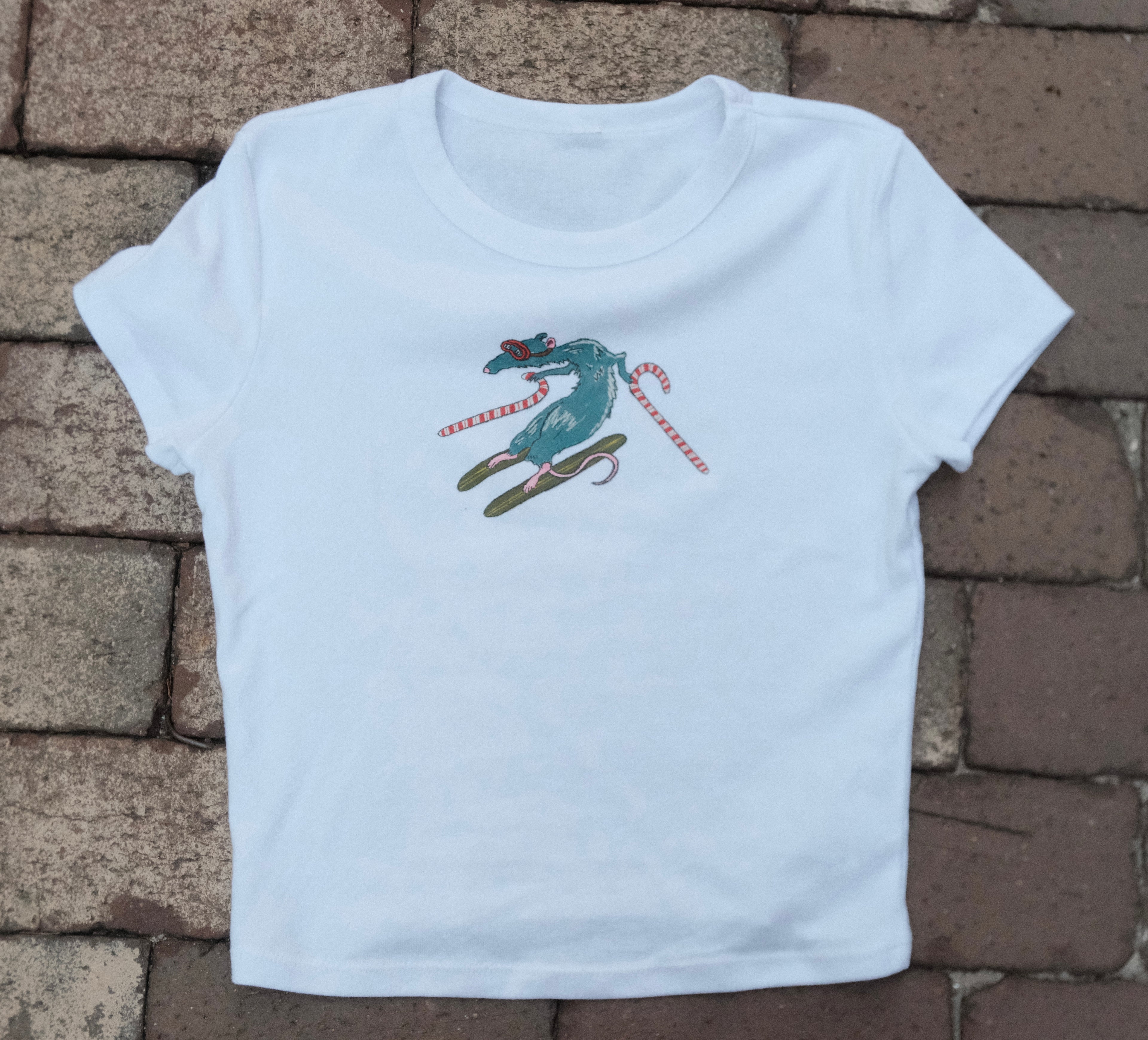 Christmas Rat Baby Tee