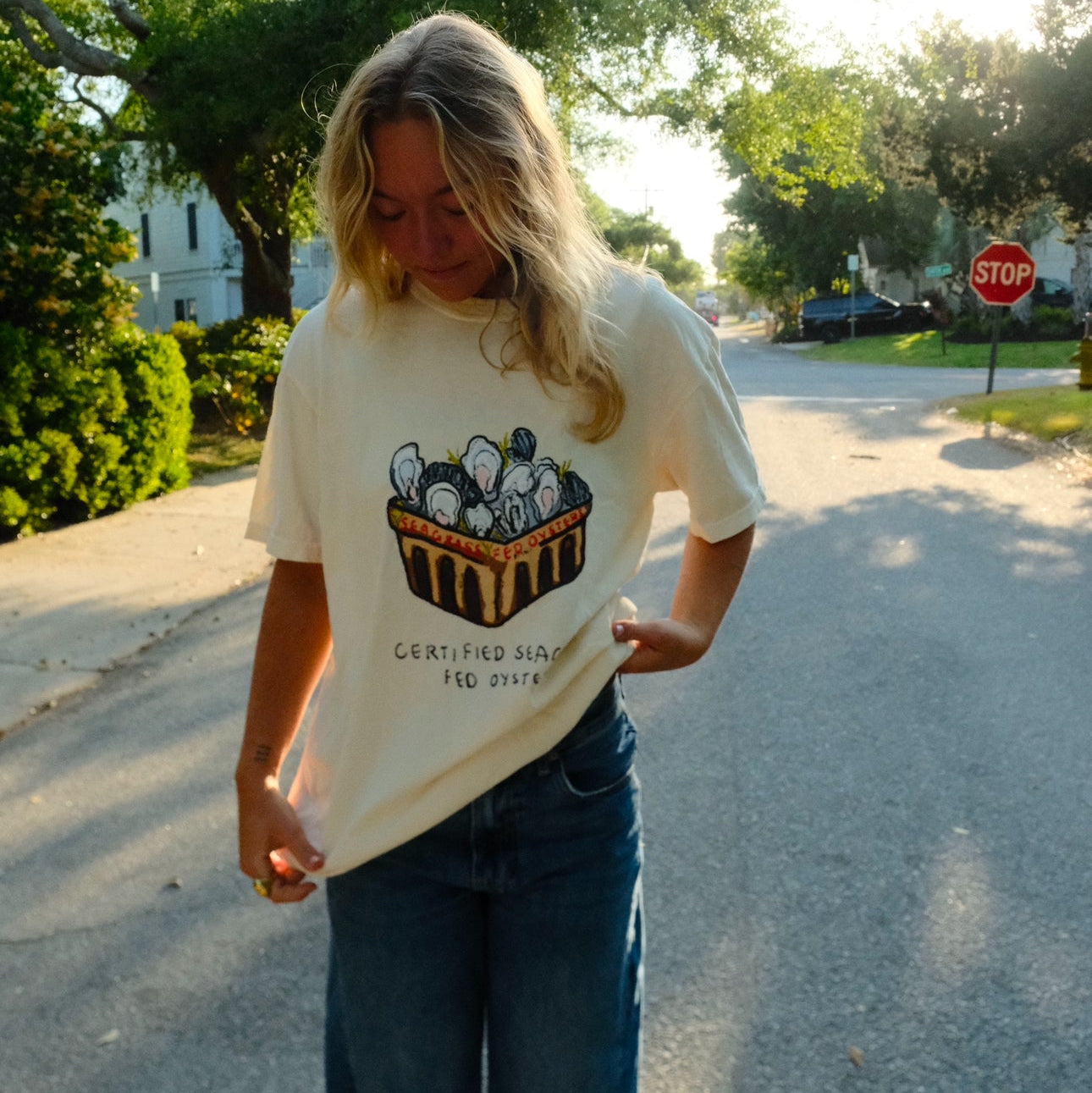 Seagrass Fed Oysters Tee