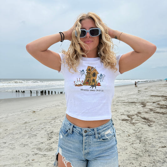 Haunted Sand Castle Baby Tee