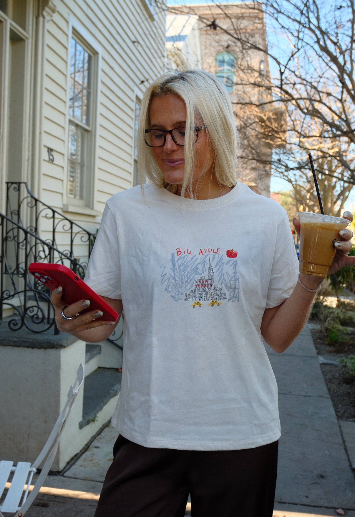 Big Apple Cropped Tee