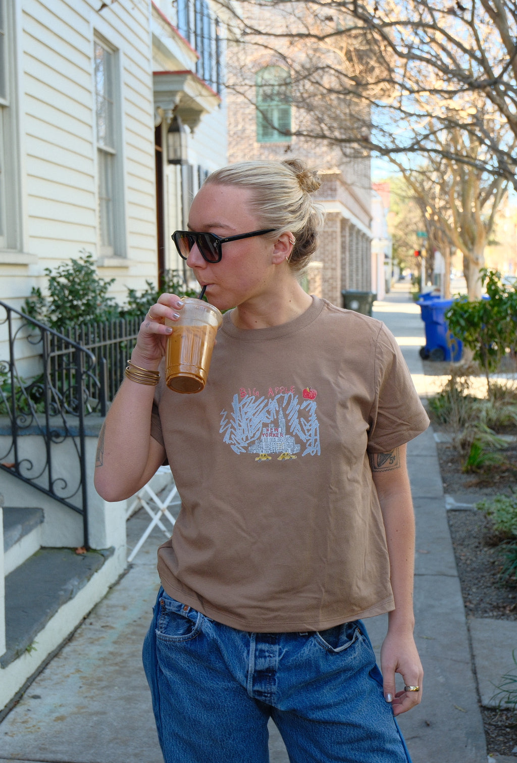 Big Apple Cropped Tee