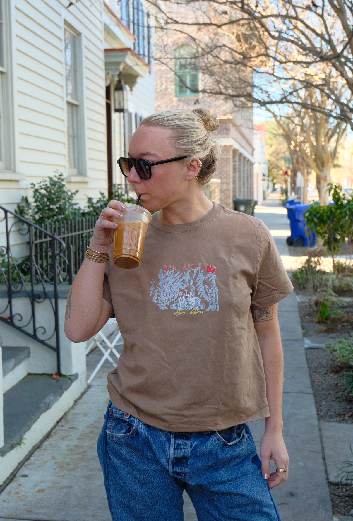 Big Apple Cropped Tee