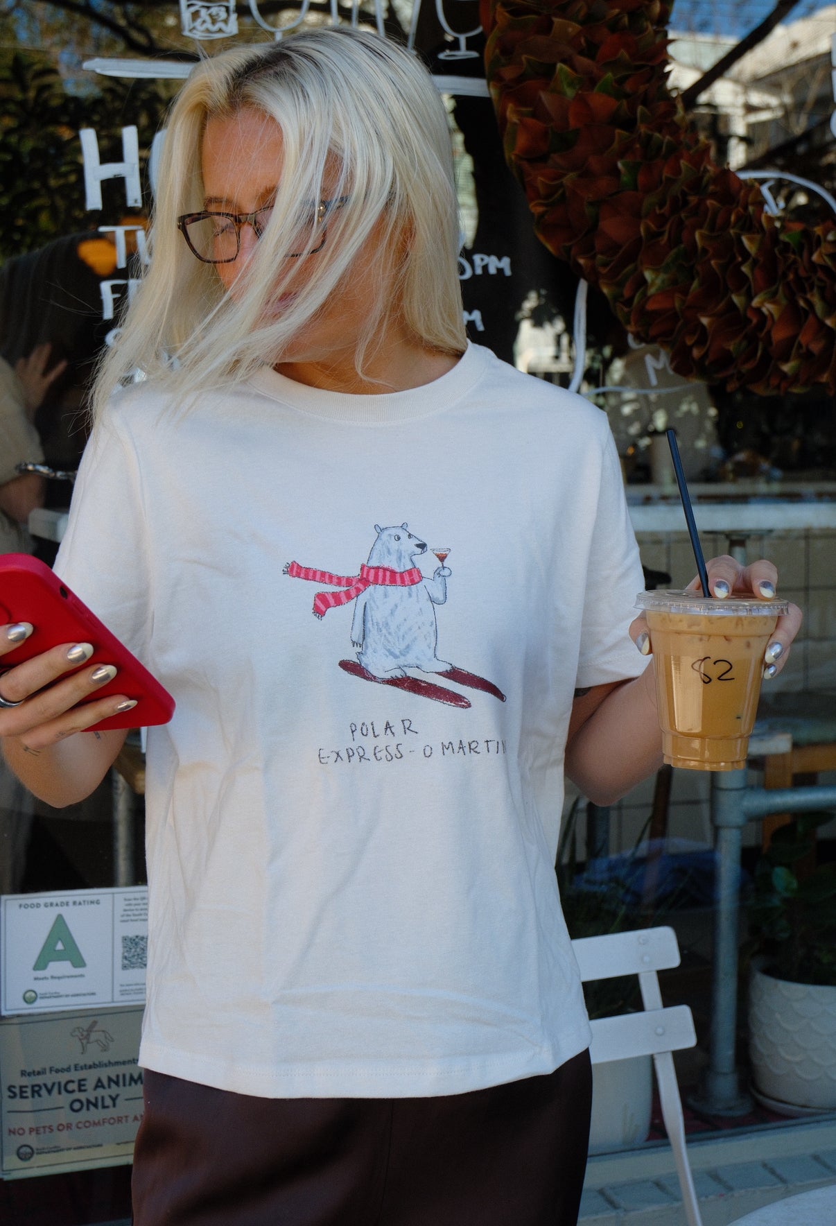 Polar Espresso Cropped Tee