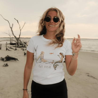 Mermaid Poker Baby Tee