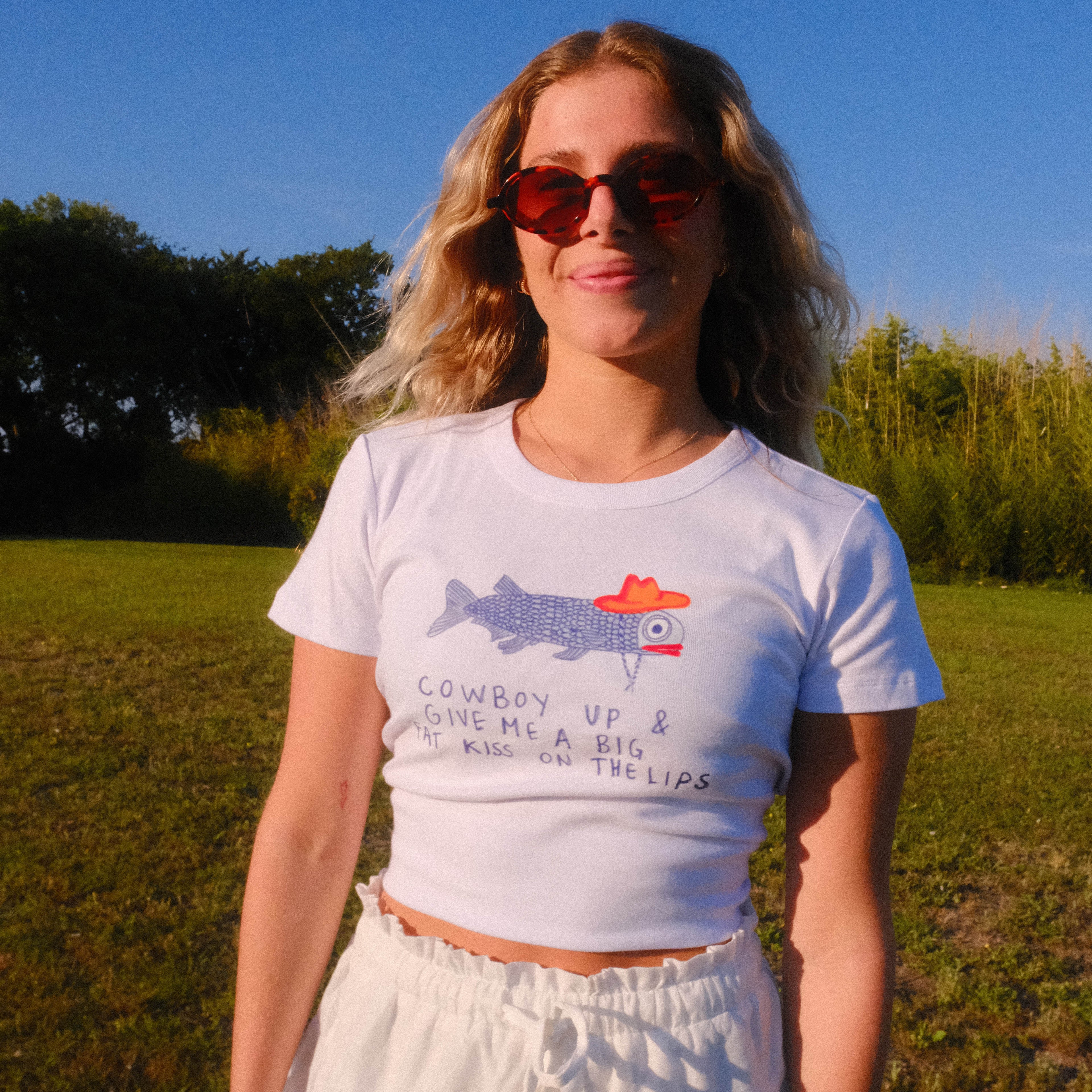 Fish Kiss Baby Tee